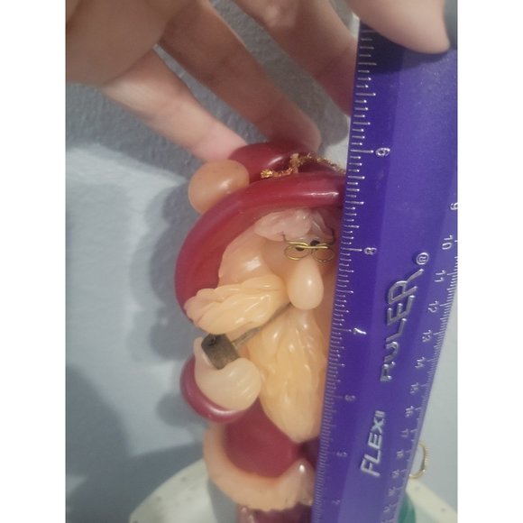 Vintage Northern Lights Santa Candle - Picture 9 of 9